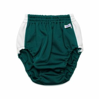 ＬＬサイズ　ハイレグブルマ（ライン）　グリーン　ＢＬ１３(陸上競技)