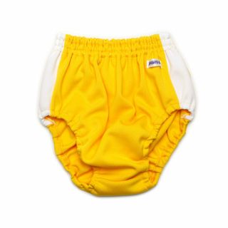 ＬＬサイズ　ハイレグブルマ（ライン）　イエロー　ＢＬ１３(陸上競技)