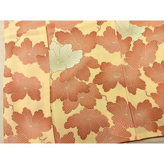 平和屋着物■上質な小紋　舞花文　金彩　正絹　逸品　BAAR1568if(着物)