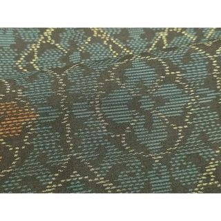 平和屋着物■本場大島紬　舞花文　正絹　逸品　DAAQ6239tw