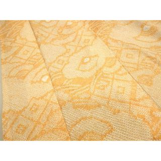 平和屋着物■上質な小紋　総絞り　舞扇文　正絹　逸品　DAAQ6891op