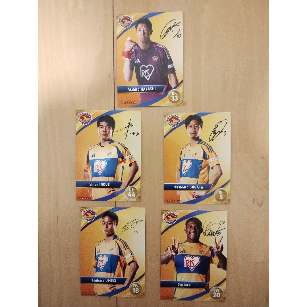 ベガルタ仙台 トレーディングカード 2025 スポーツ/アウトドアのサッカー/フットサル(応援グッズ)の商品写真