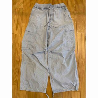 GU - 良品❗️【GU】ジーユー ストライプ襟ブルゾン(S)紺色の GU - 良品❗️【GU】ジーユー ストライプ襟ブルゾン(S)紺色の