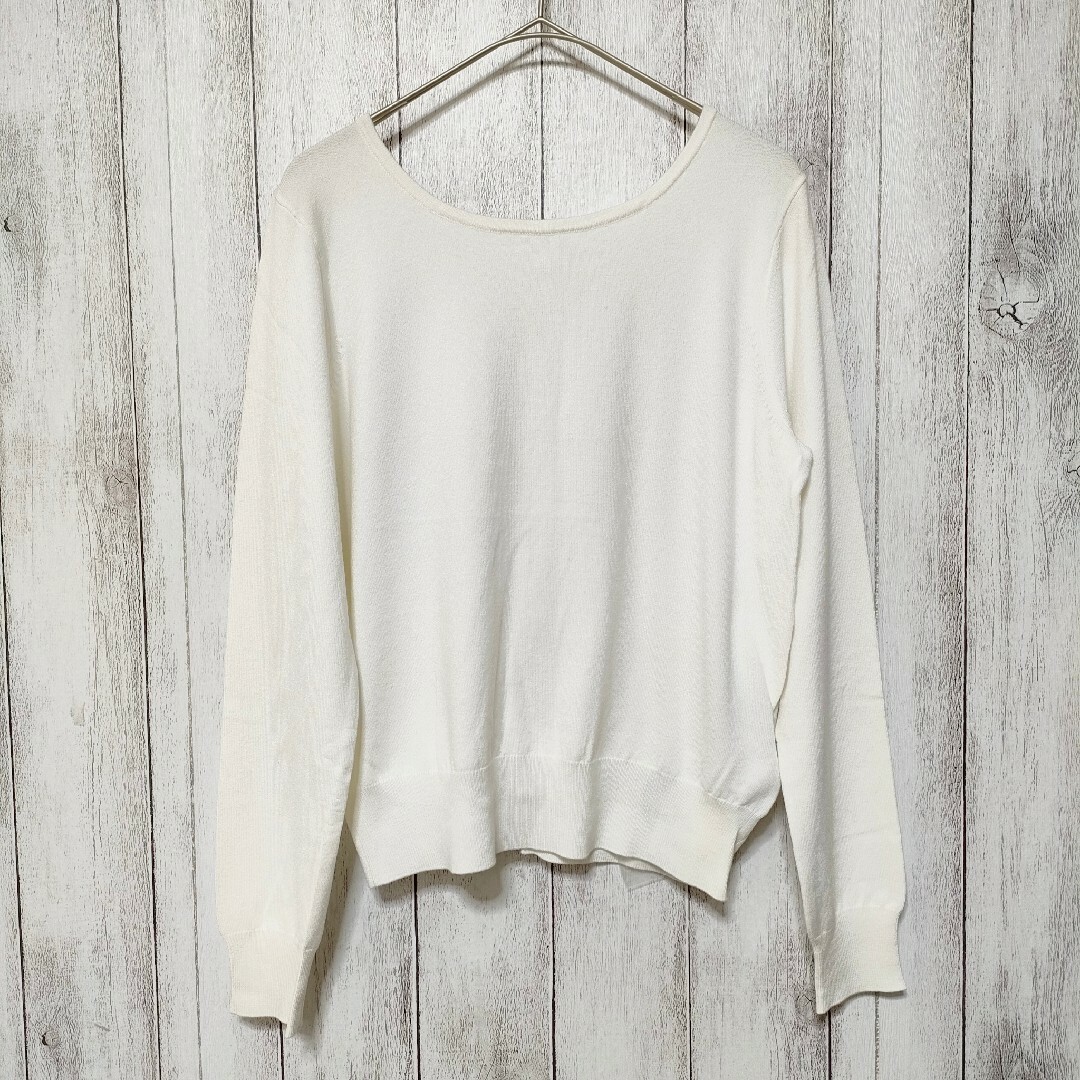 ketty(ケティ)のketty ケティサイズ2　レーヨン混 パール　長袖 ニット レディースのトップス(ニット/セーター)の商品写真