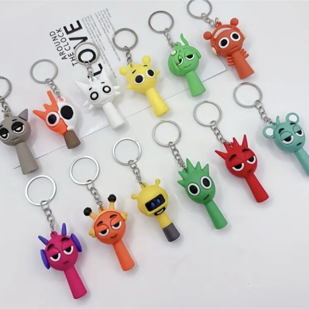 スプランキー SPRUNKI キーホルダー ストラップ エンタメ/ホビーのフィギュア(ゲームキャラクター)の商品写真