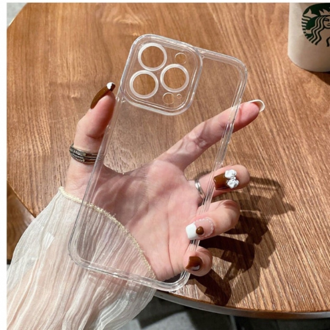 iPhone16Pro Maxケース クリア 透明 TPU 耐衝撃 シンプル  スマホ/家電/カメラのスマホアクセサリー(iPhoneケース)の商品写真