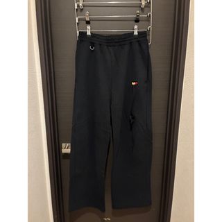 doublet スウェットパンツ　ワイドパンツ　 ブラック　23aw 23ss (ワークパンツ/カーゴパンツ)