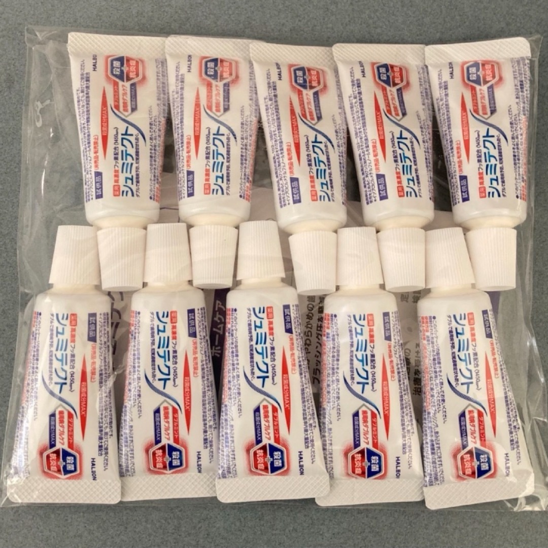 シュミテクト 知覚過敏&歯周病ダブルケアEX 試供品10本 コスメ/美容のオーラルケア(歯磨き粉)の商品写真