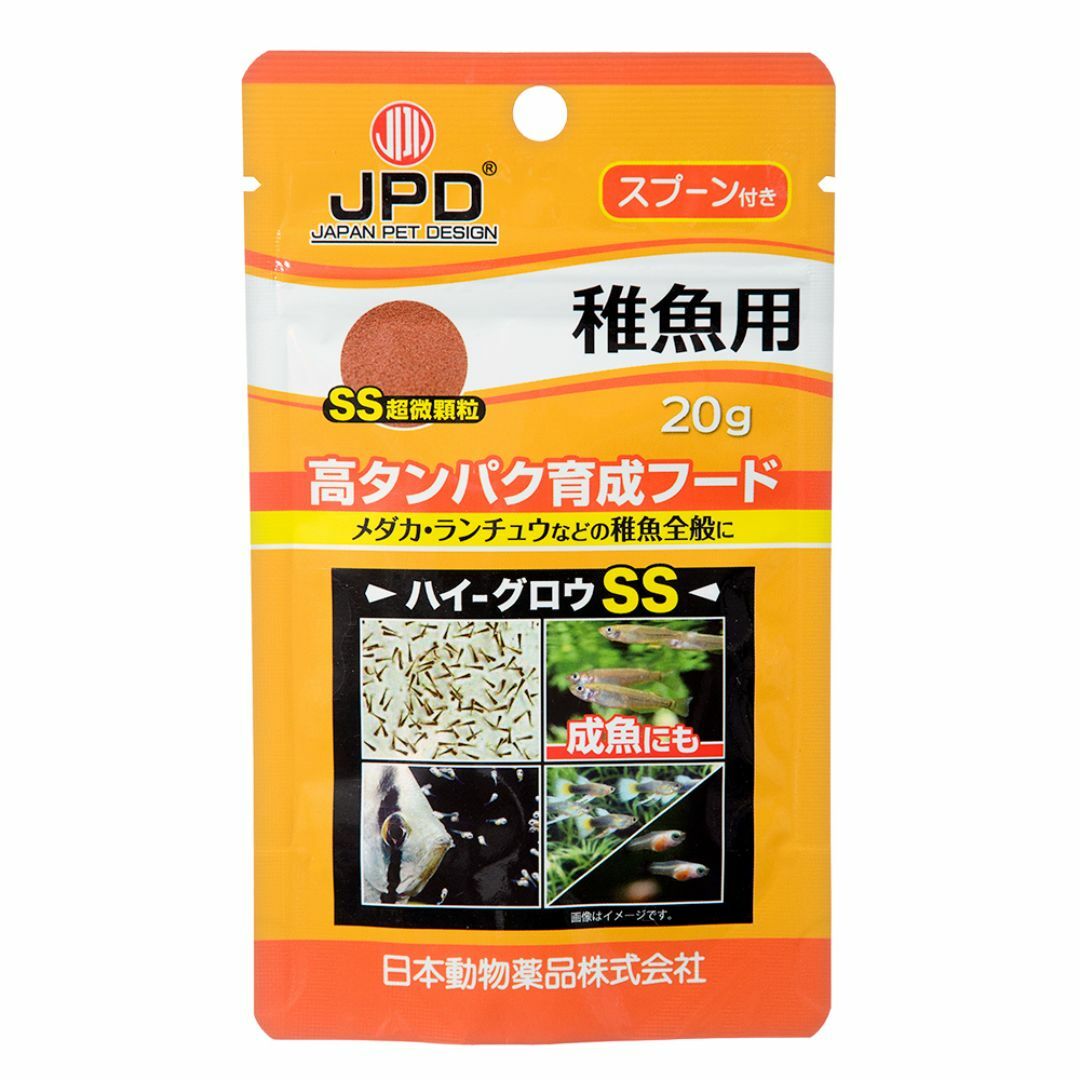ニチドウ ハイ-グロウ SS 20g 稚魚用 高タンパクフード その他のペット用品(アクアリウム)の商品写真