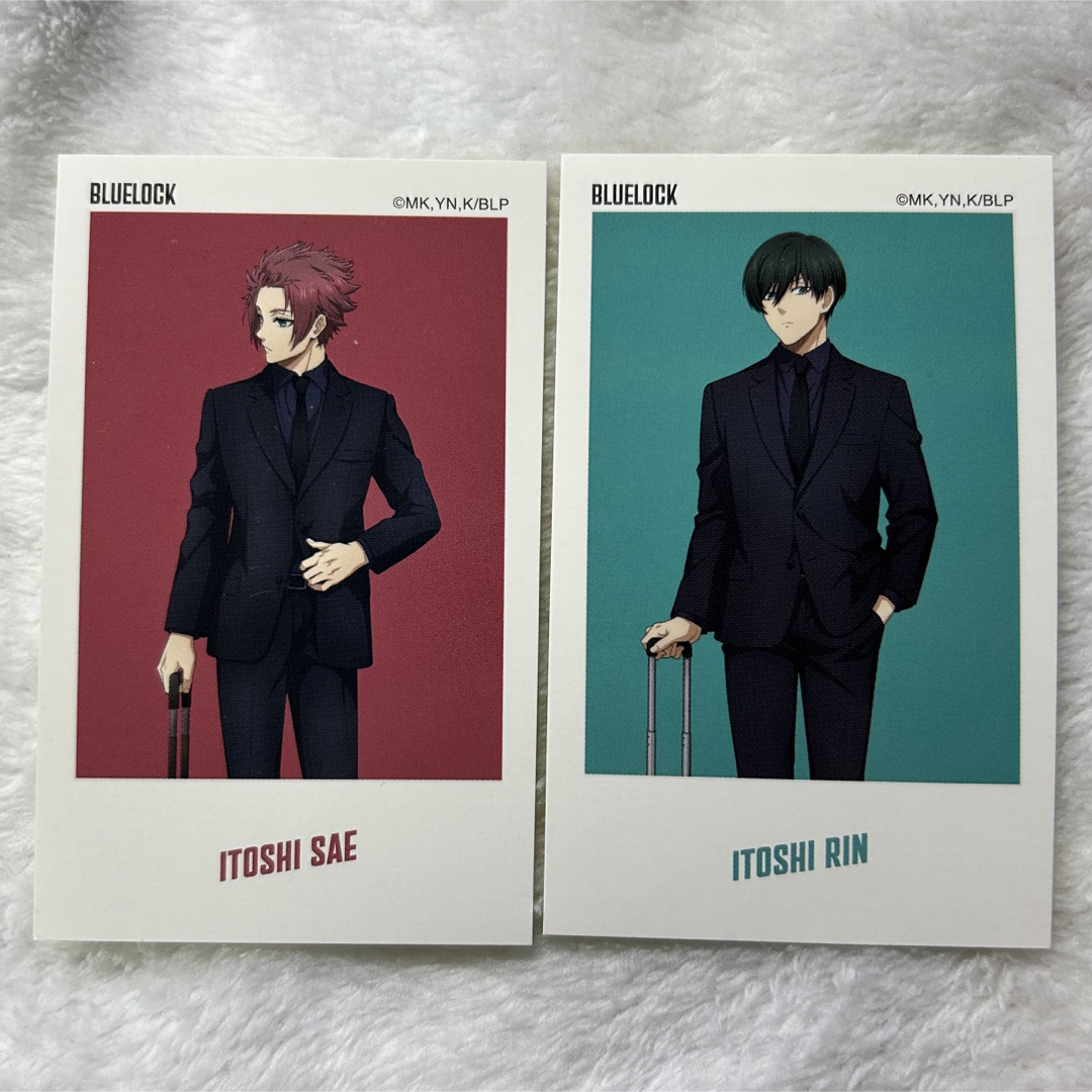 ブルーロック アートステッカー2枚セット 糸師凛・冴 エンタメ/ホビーのアニメグッズ(カード)の商品写真