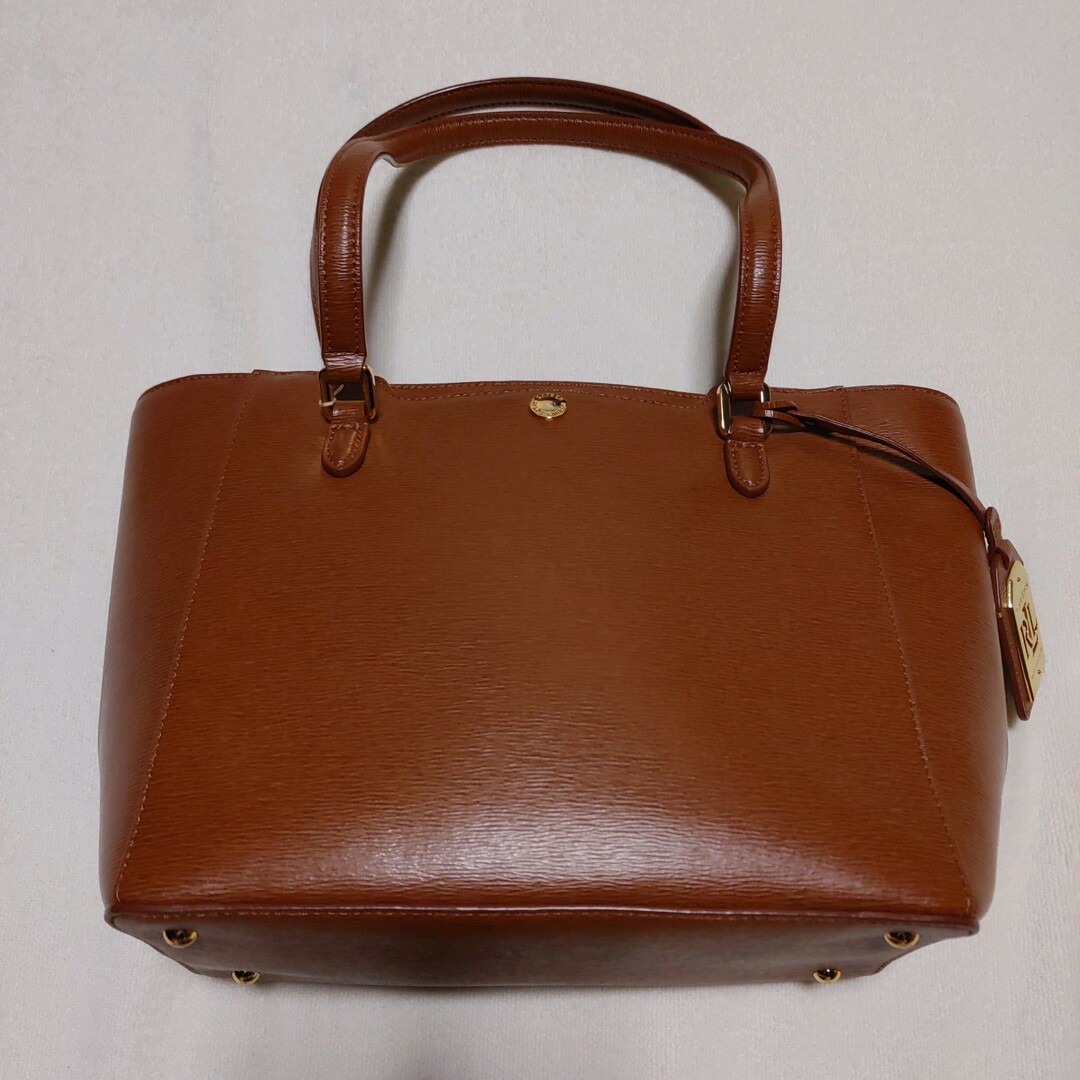 Ralph Lauren - 【未使用保管品】LAUREN RALPH LAUREN レザー トートバッグ ブラウン