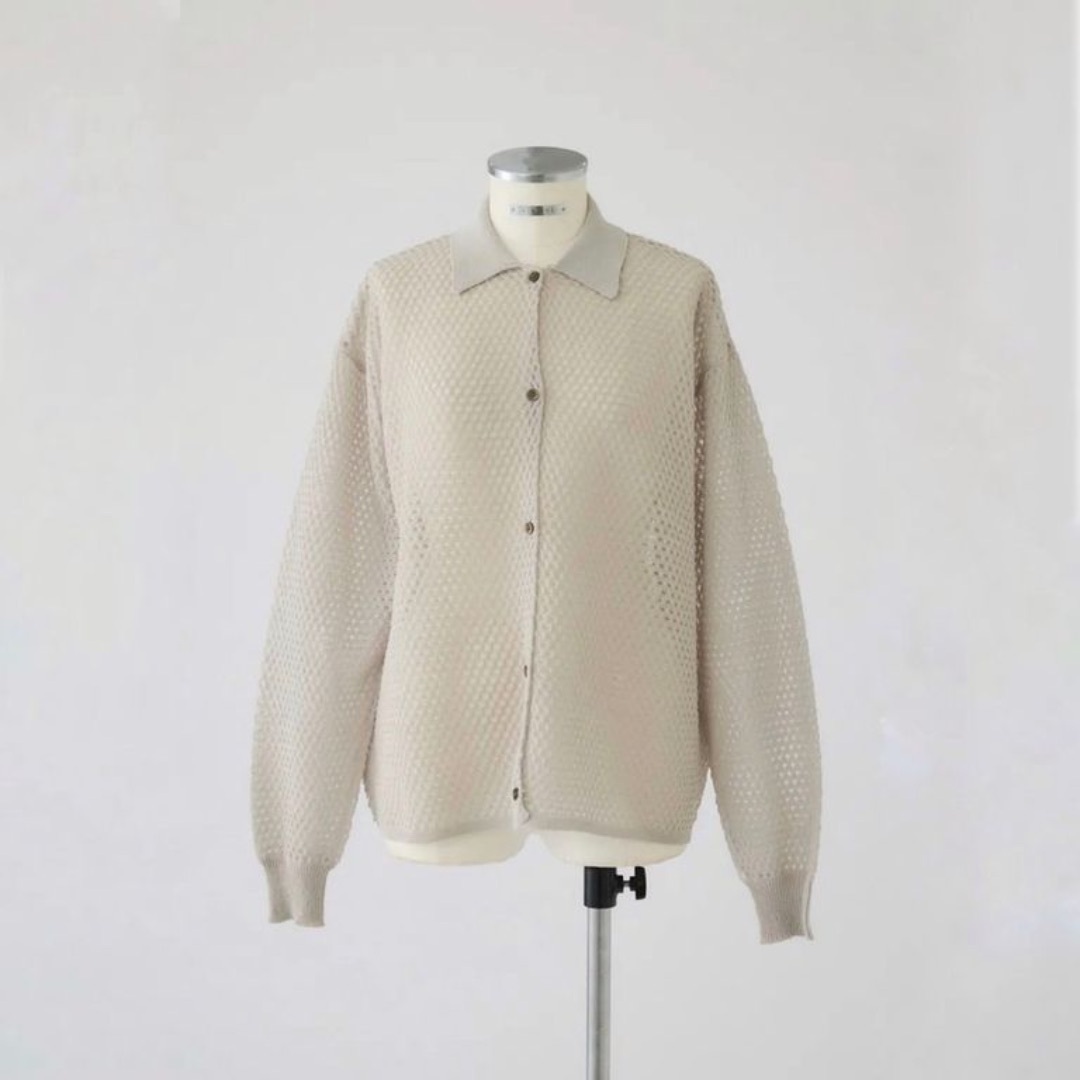 RIM.ARK - 完売　リムアーク　Lace knit SH レースニットシャツ