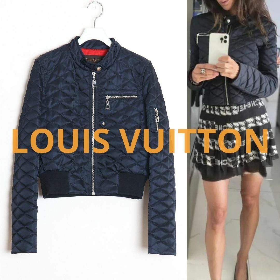 LOUIS VUITTON - ルイヴィトン 16SS 国内正規品 キルティング ボンバージャケット 36