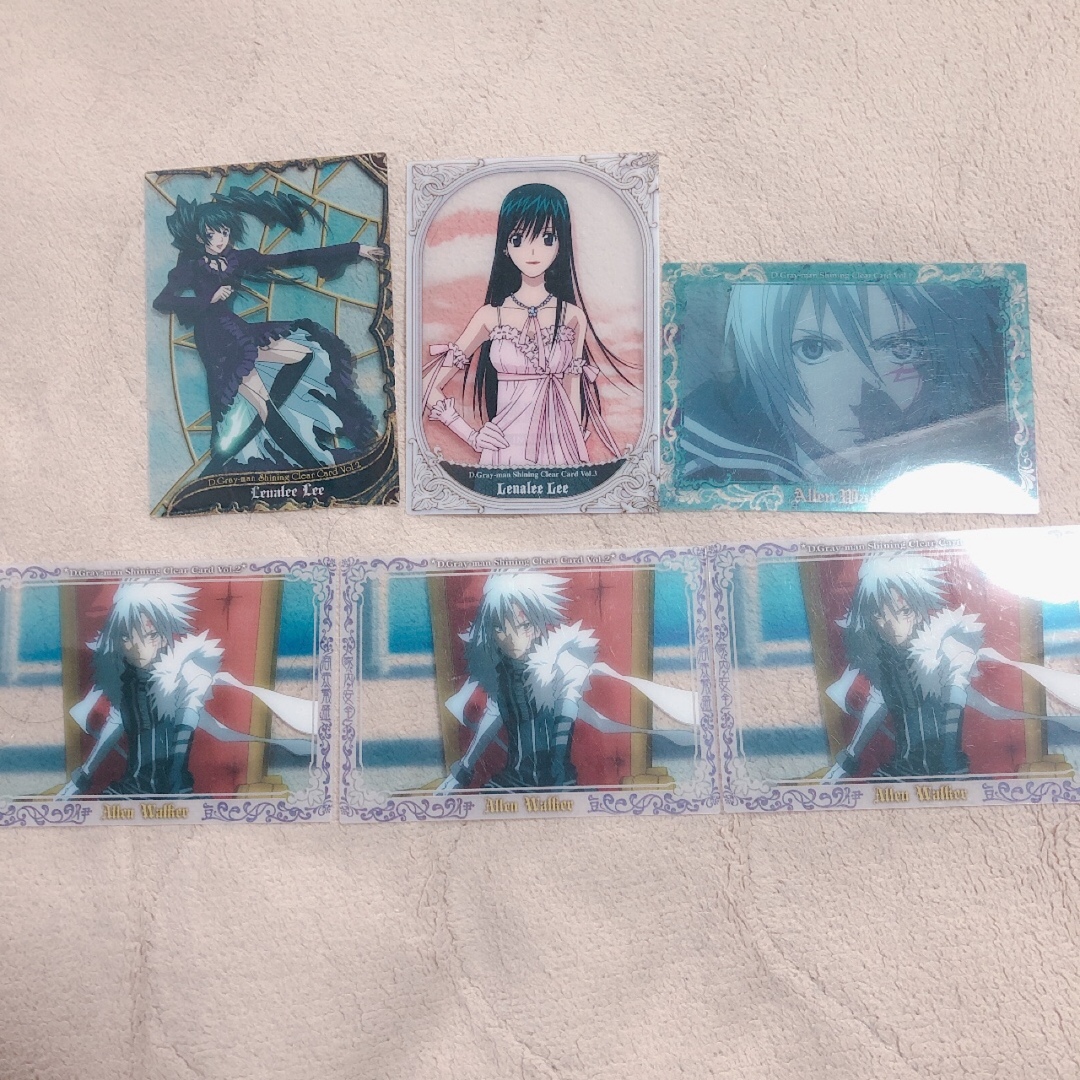 【sanwa様専用】D.gray-manクリアカード エンタメ/ホビーのおもちゃ/ぬいぐるみ(キャラクターグッズ)の商品写真