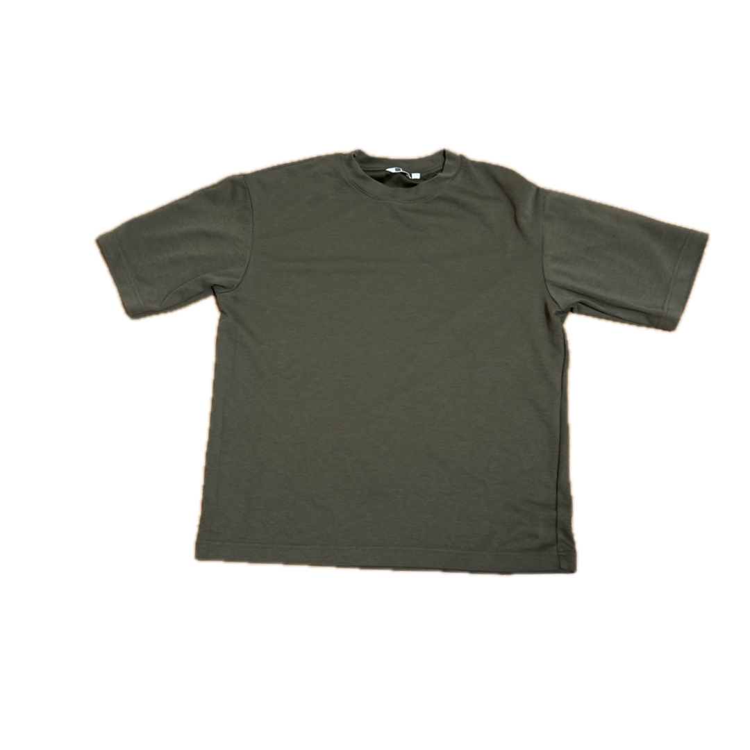 UNIQLO(ユニクロ)のユニクロ エアリズムコットンオーバーサイズTシャツ5分袖 メンズのトップス(Tシャツ/カットソー(半袖/袖なし))の商品写真
