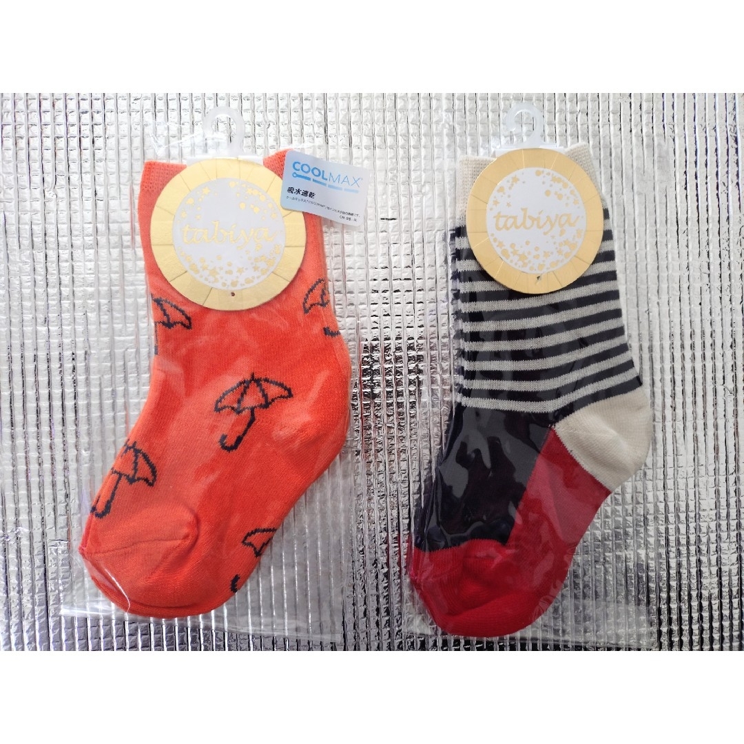 靴下屋(クツシタヤ)のタビヤ キッズソックス2点セット キッズ/ベビー/マタニティのこども用ファッション小物(靴下/タイツ)の商品写真
