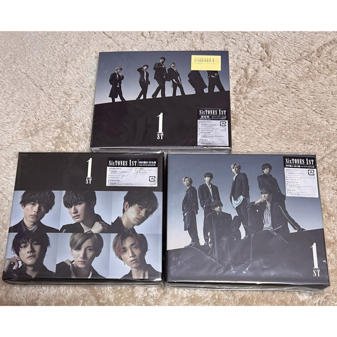 SixTONES(ストーンズ)のsixtones 1st 3形態セット エンタメ/ホビーのCD(ポップス/ロック(邦楽))の商品写真