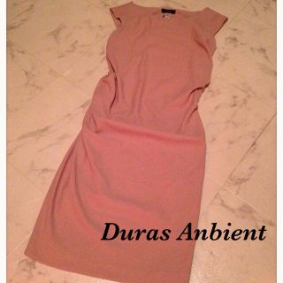 デュラスアンビエント(DURAS ambient)のDuras♡ドレープワンピ【新品タグ付】(ミニワンピース)