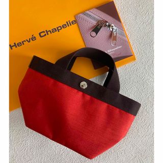 エルベシャプリエ(Herve Chapelier)の極美品　エルベシャプリエ 701 サンギーヌ Hervé Chapelier(トートバッグ)