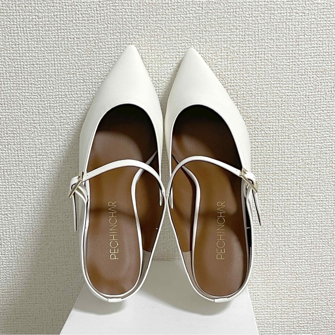 【PECHINCHAR ペシンシャ】パンプス　ホワイト　サイズ37★新品未使用 PECHINCHAR ペシンシャ】パンプス ホワイト サイズ37☆新品未