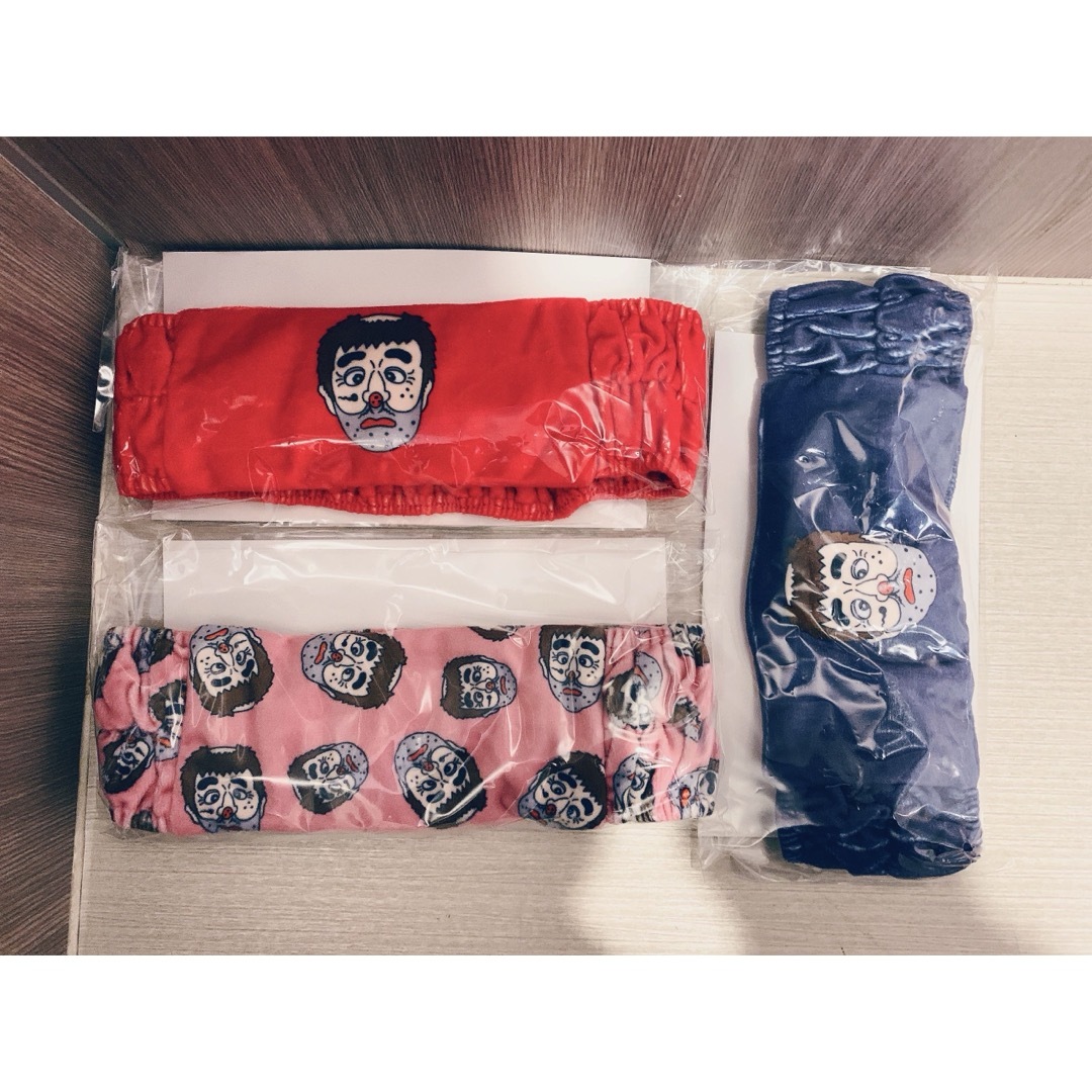 ドリフターズ 志村けん だいじょうぶだぁ ヘアバンド 3種セット エンタメ/ホビーのタレントグッズ(お笑い芸人)の商品写真