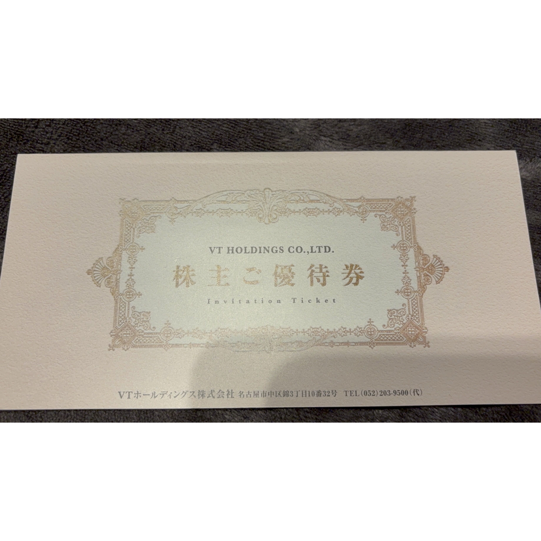 VTホールディングス 株主優待券 1冊 チケットの優待券/割引券(その他)の商品写真