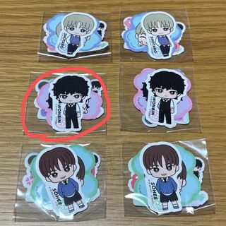 【ウォンビン】RIIZE フレークシールセット ガチャ(アイドルグッズ)