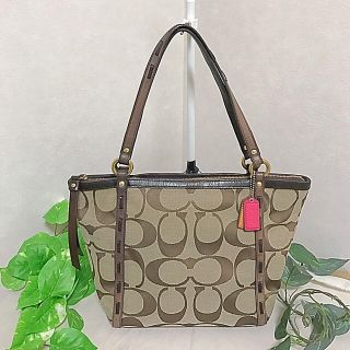 コーチ(COACH)の♡COACH シグネチャー トートバッグ ブラウン♡(トートバッグ)