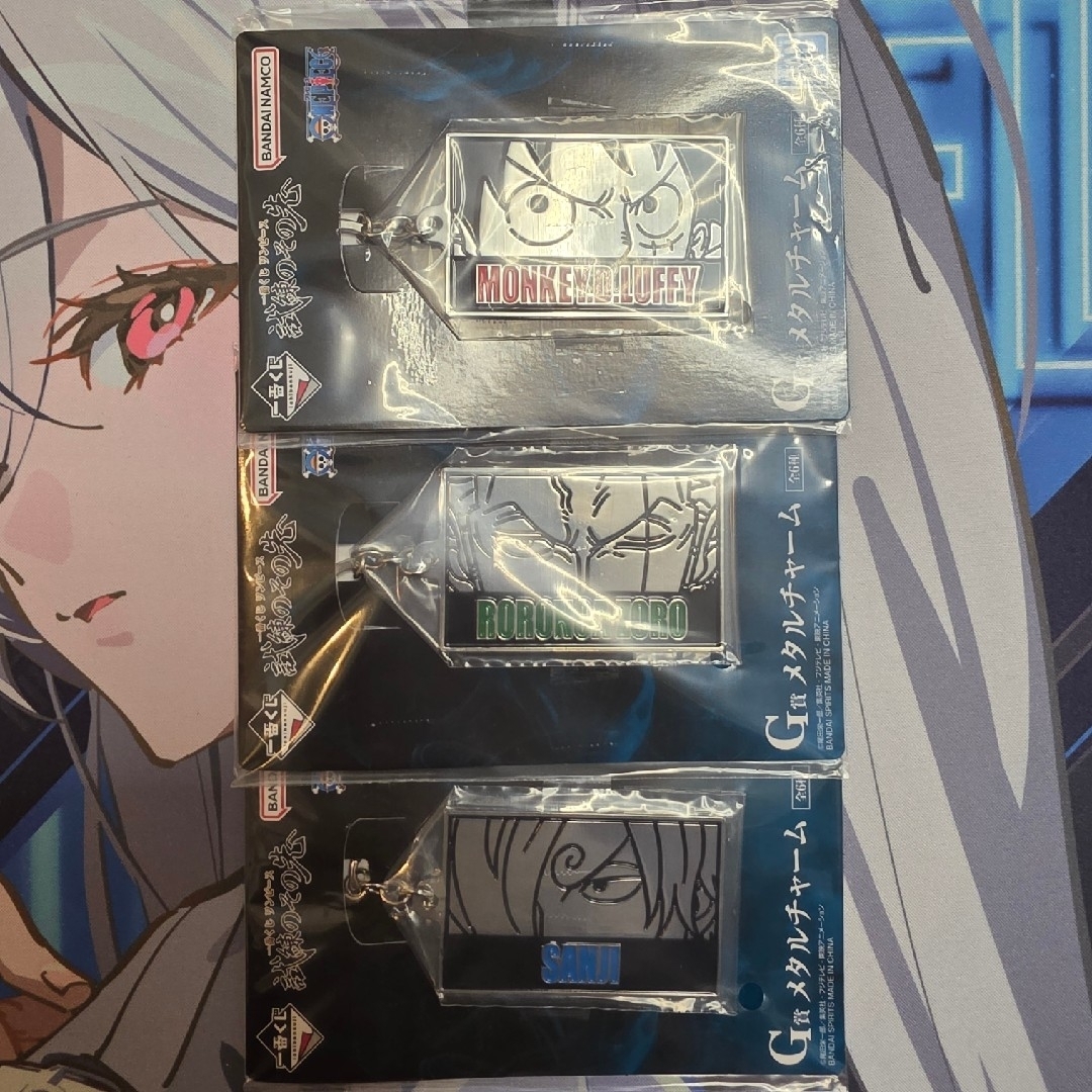 BANDAI(バンダイ)の一番くじ ワンピース 試練のその先へ G 賞メタルチャーム エンタメ/ホビーのおもちゃ/ぬいぐるみ(キャラクターグッズ)の商品写真