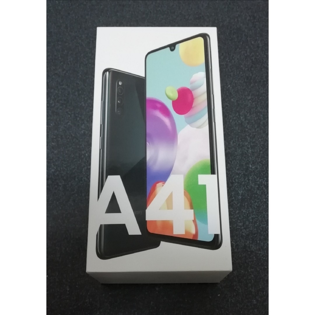 Galaxy A41 SCV48 ブラック スマホ/家電/カメラのスマートフォン/携帯電話(スマートフォン本体)の商品写真