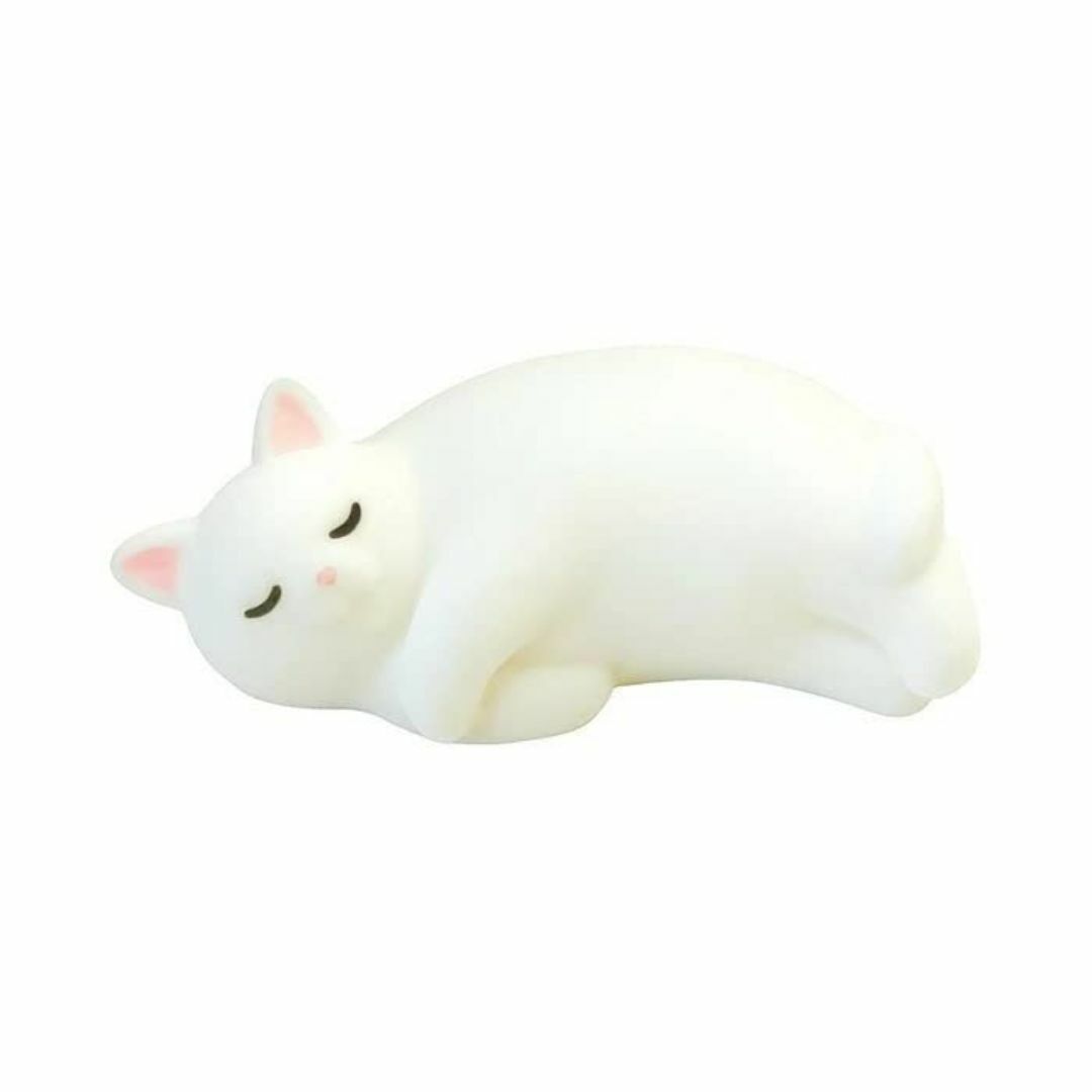 ノルコーポレーション スクイーズ ミニぷにねこ 白 PUN-8-02 キッズ/ベビー/マタニティのおもちゃ(その他)の商品写真
