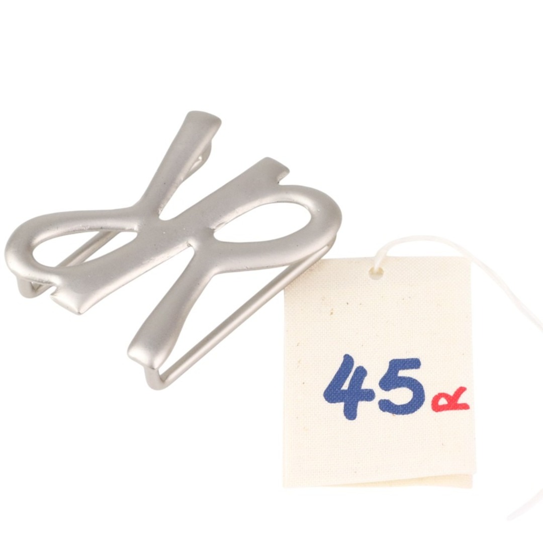 45rpm(フォーティーファイブアールピーエム)の美品 45R フォーティーファイブアール スカーフリング シルバーカラー メンズ レディース 古着 中古 USED レディースのアクセサリー(その他)の商品写真
