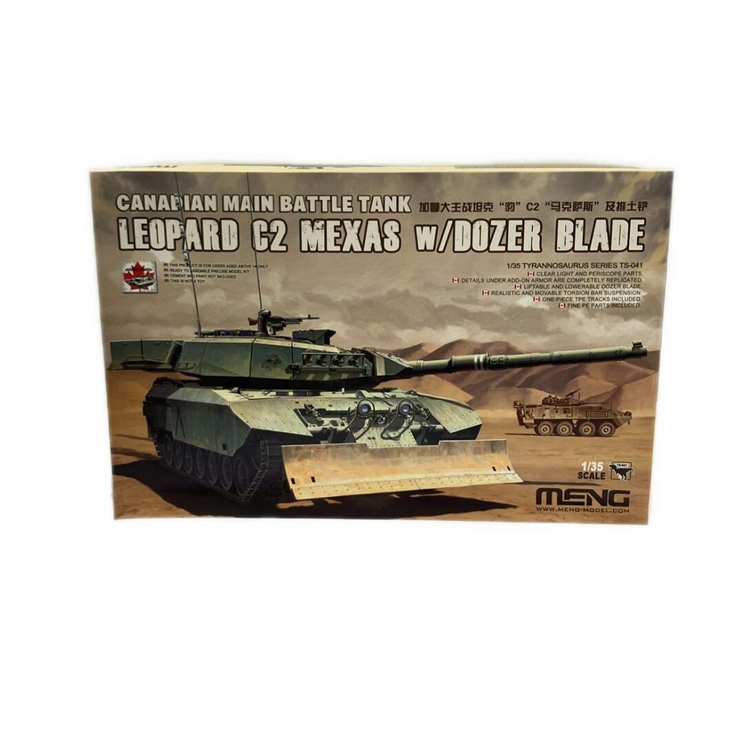 美品 プラモデル カナダ軍 レオパルド C2 メクサス w/ドーザーブレード 1/35 MENG