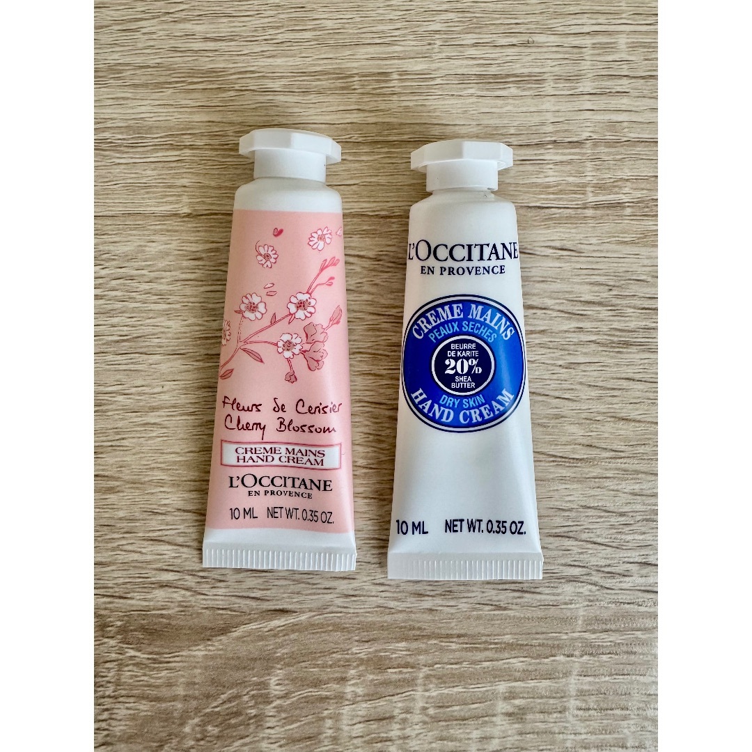 L'OCCITANE(ロクシタン)のL'OCCITANEハンドクリーム　10ml　 2本セット コスメ/美容のボディケア(ハンドクリーム)の商品写真