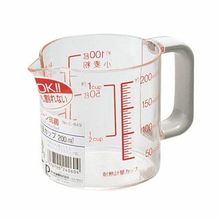 【特価商品】パール金属 クリーン抗菌 耐熱計量カップ200ml 【日本製】 C-(調理道具/製菓道具)