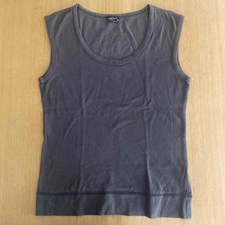 マーガレットハウエル(MARGARET HOWELL)の【ビンテージ】マーガレットハウエル　カットソー　ノースリーブ(カットソー(半袖/袖なし))