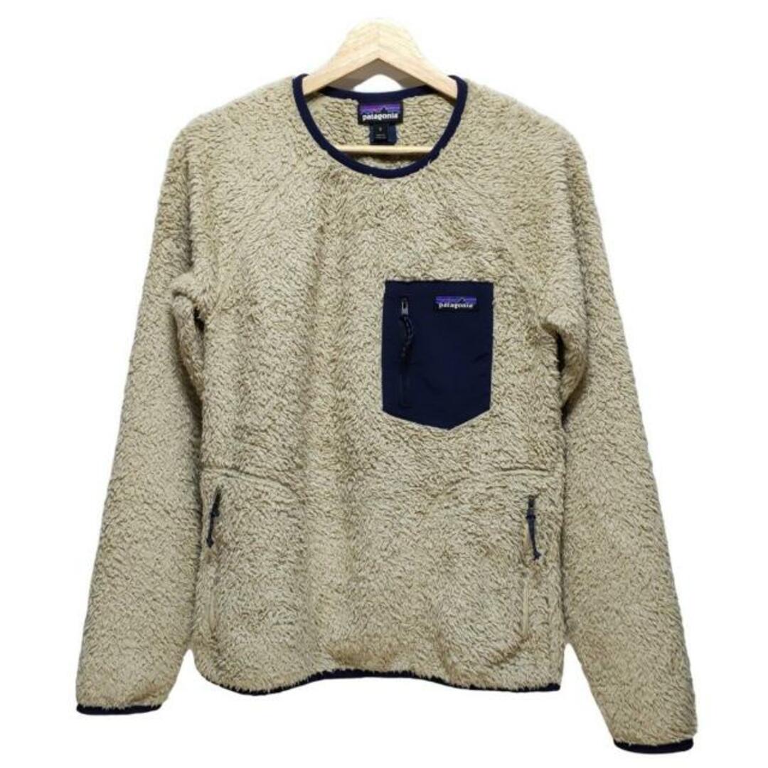 patagonia - Patagonia(パタゴニア) ブルゾン サイズS レディース美品  - グレーベージュ×ネイビー 長袖/プルオーバー/冬