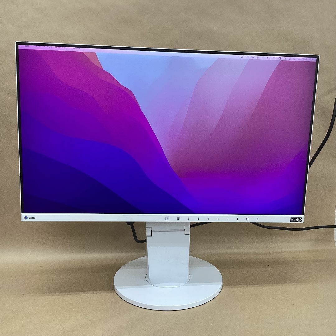 EIZO - EIZO 液晶モニター FlexScan EV2450(ホワイト) フレームレス 23.8インチ フルHD(1920×1080) 16:9 IPS HDMI対応 USBハブ 高さ回転 PS スイッチ対応