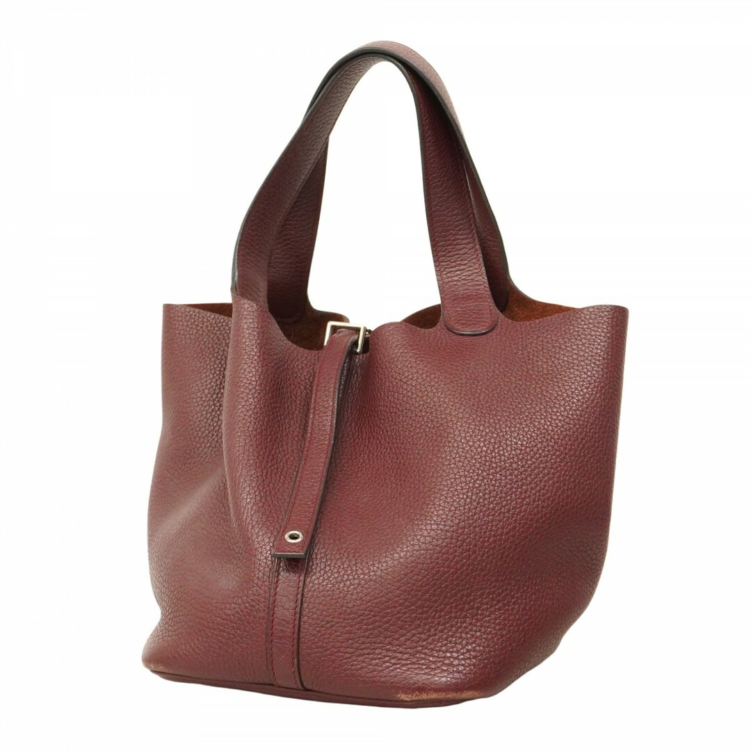 HERMES - 【5eb1980】エルメス ハンドバッグ ピコタンロックMM トリヨンクレマンス ルージュアッシュ シルバー金具 X刻印【中古】レディース