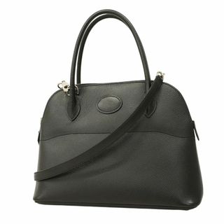 エルメス(HERMES)の【5eb1984】エルメス ハンドバッグ ボリード27 ヴォーエプソン ブラック シルバー金具 D刻印【中古】レディース(ハンドバッグ)