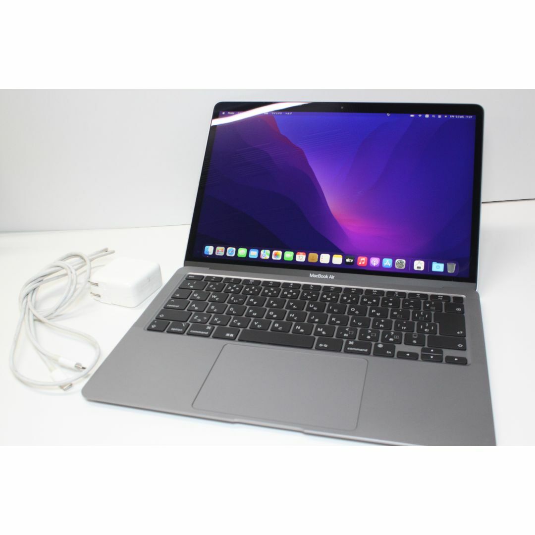 Apple - MacBook Air（M1,2020）256GB/8GB〈MGN63J/A〉⑥