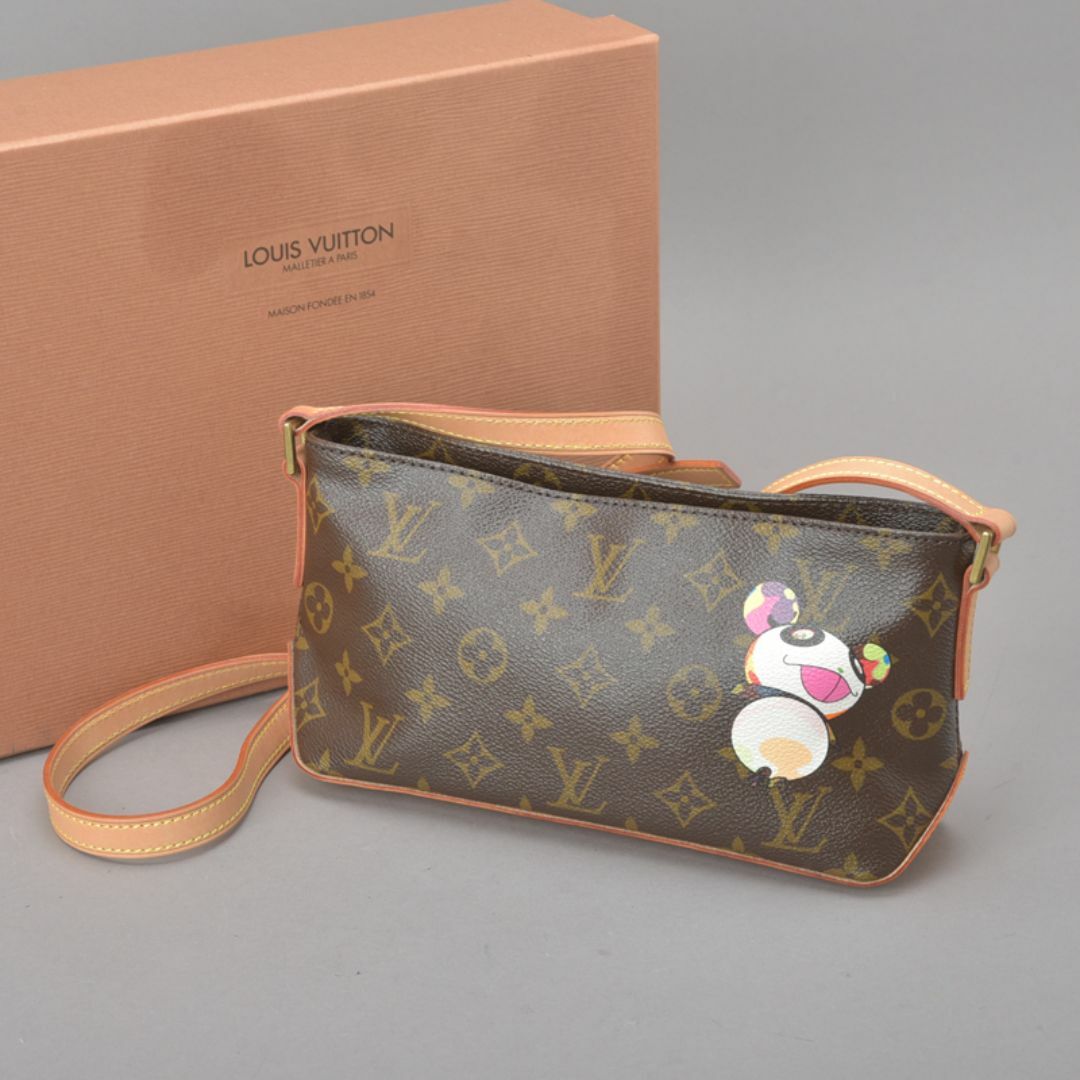 LOUIS VUITTON - 未使用◇ルイヴィトン トロター モノグラムパンダ ショルダーバッグ 村上隆 箱付