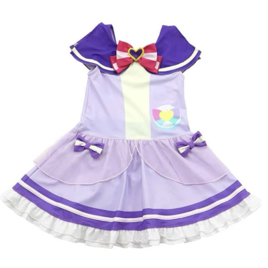 BANDAI(バンダイ)の【新品】プリキュア 水着 キュアフレンディ なりきり ワンピース 100cm キッズ/ベビー/マタニティのキッズ服女の子用(90cm~)(水着)の商品写真