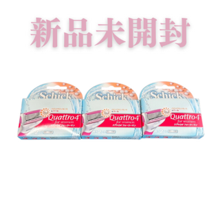 シック(Schick)のシック Schick クアトロ4フォーウーマン 替刃(2コ入) 3個セット(カミソリ)