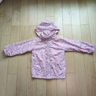 マザウェイズ(motherways)の（値下げ）（フード収納可）花柄ウインドブレーカー(ジャケット/上着)
