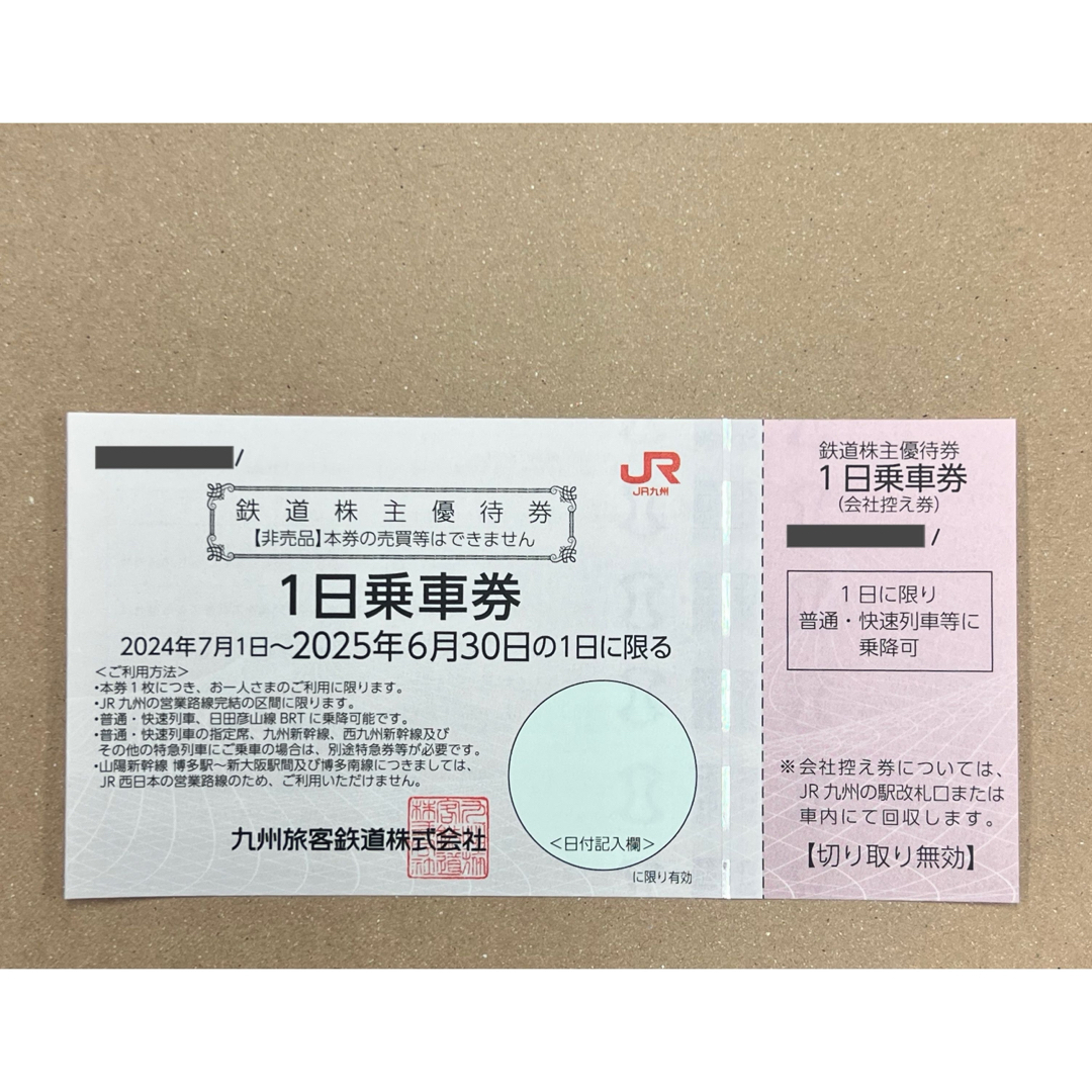 JR 九州 株主優待 3枚セット チケットの優待券/割引券(その他)の商品写真