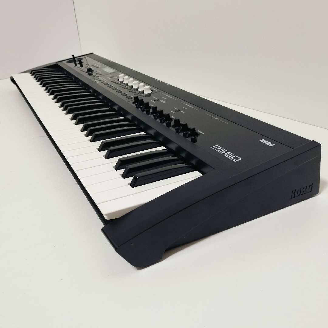 美品】KORG PS60 コルグ シンセサイザー 61鍵盤 ケースペダル付属