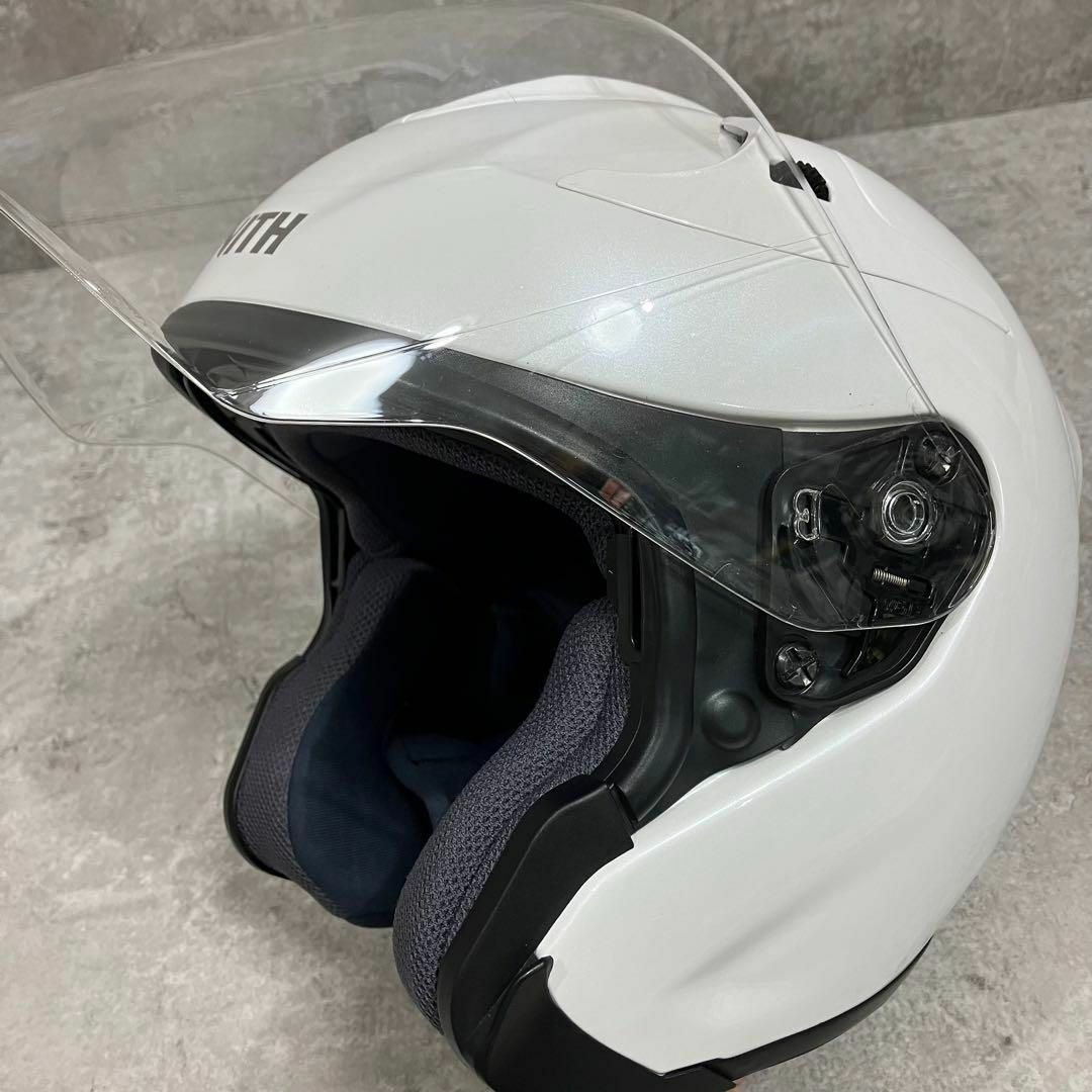 極美品 ヤマハ ゼニス YJ-17 ジェット ヘルメット ホワイト XS