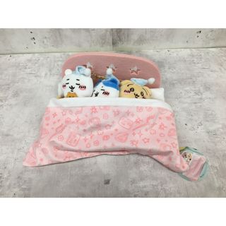 104 ちいかわ＆ハチワレ＆うさぎ おやすみベッドと繋がるマスコットセット【G0106-004】(ぬいぐるみ)