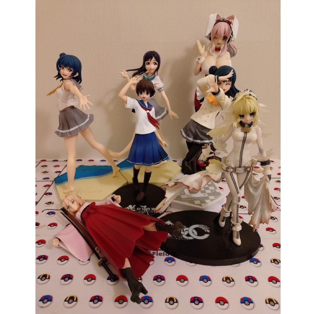 美少女フィギュア7体セット エンタメ/ホビーのフィギュア(アニメ/ゲーム)の商品写真